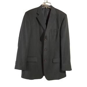 Pronto Uomo Vintage Mens Worsted Wool Blazer Sportcoat Jacket Size 42 Tall